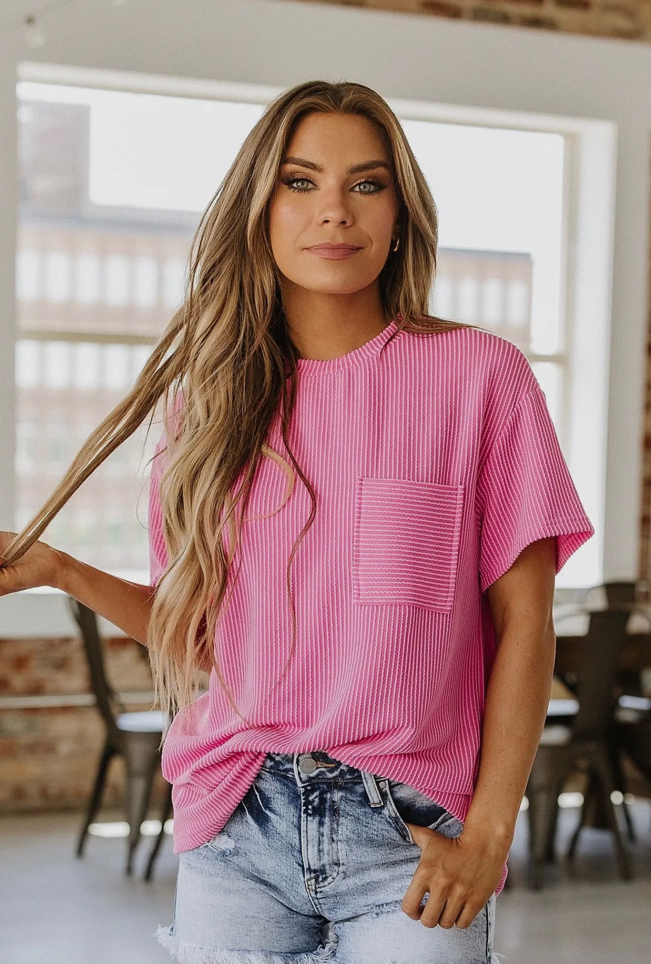 Harmony Ribbed Knit Tunic