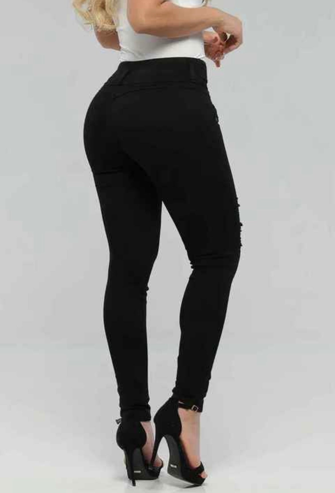 Flamingo Black Denim