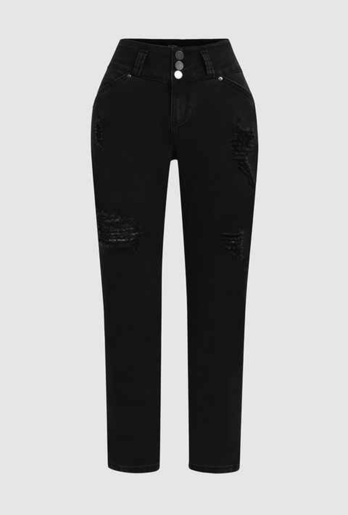 Flamingo Black Denim