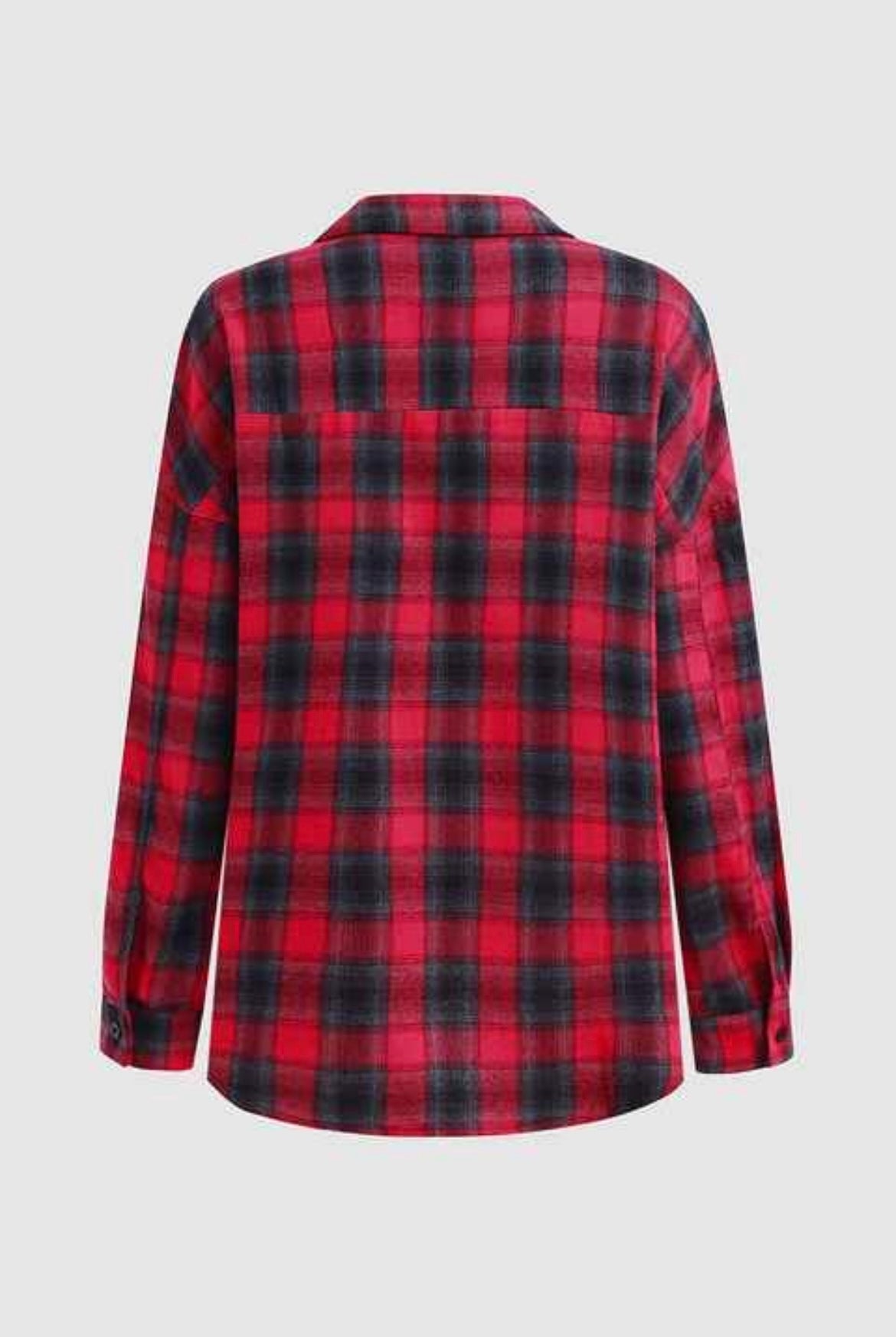 Red Plaid Blouse