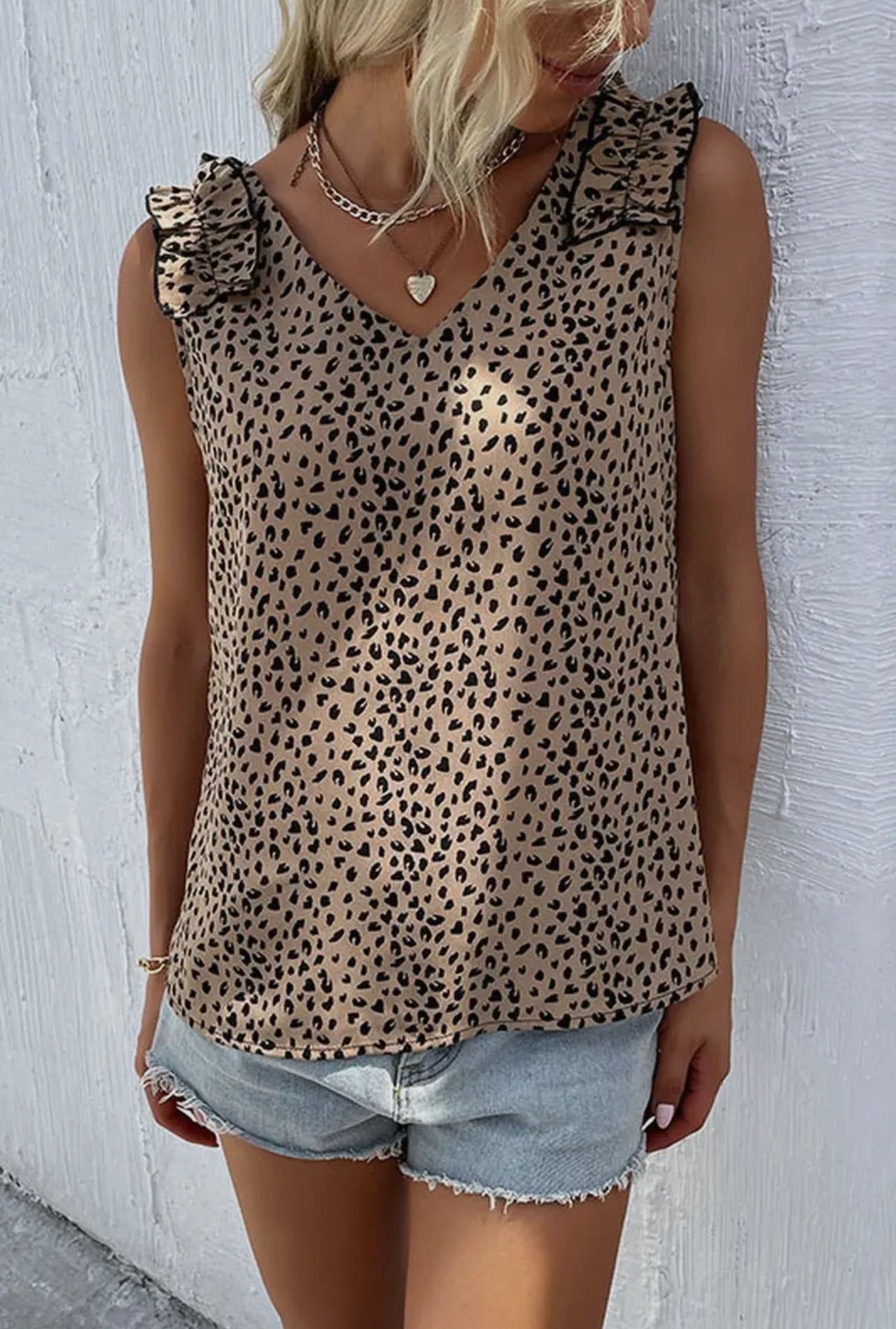 Cheetah Print Tank