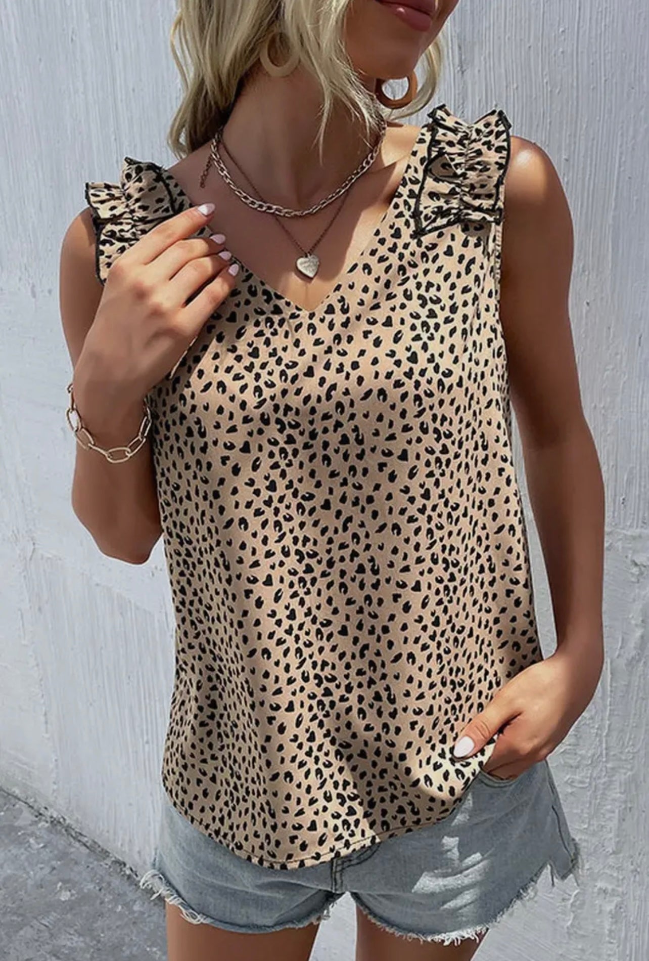 Cheetah Print Tank