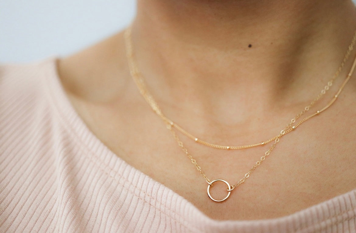 Dainty Circle Necklace
