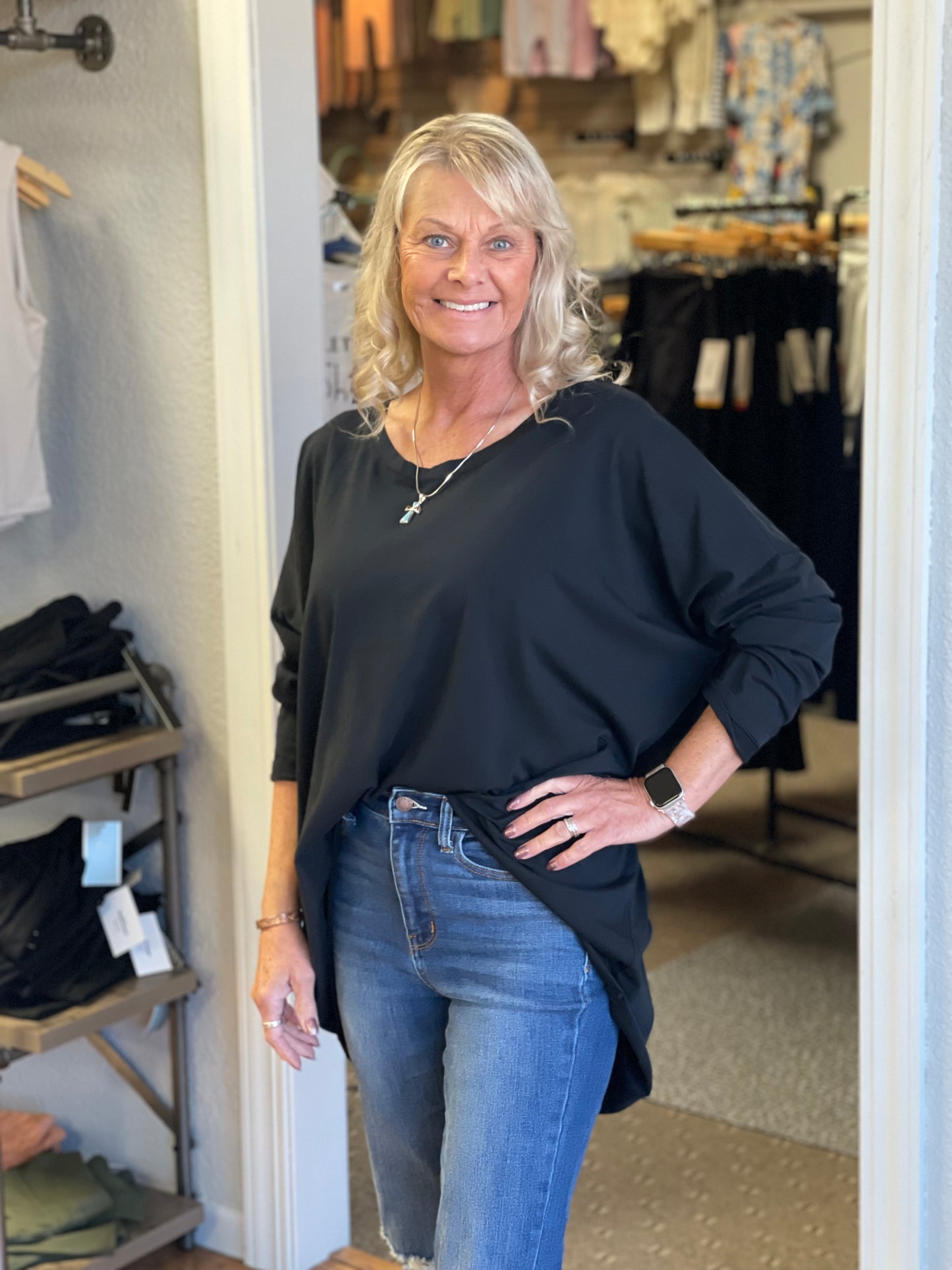 Cotton Long Sleeve Top