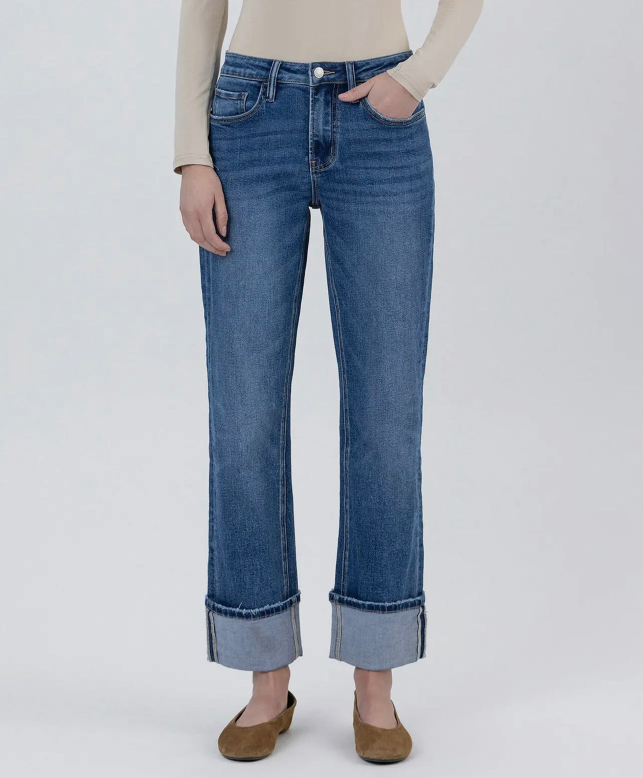 Camille Lovervet Cuffed Jean