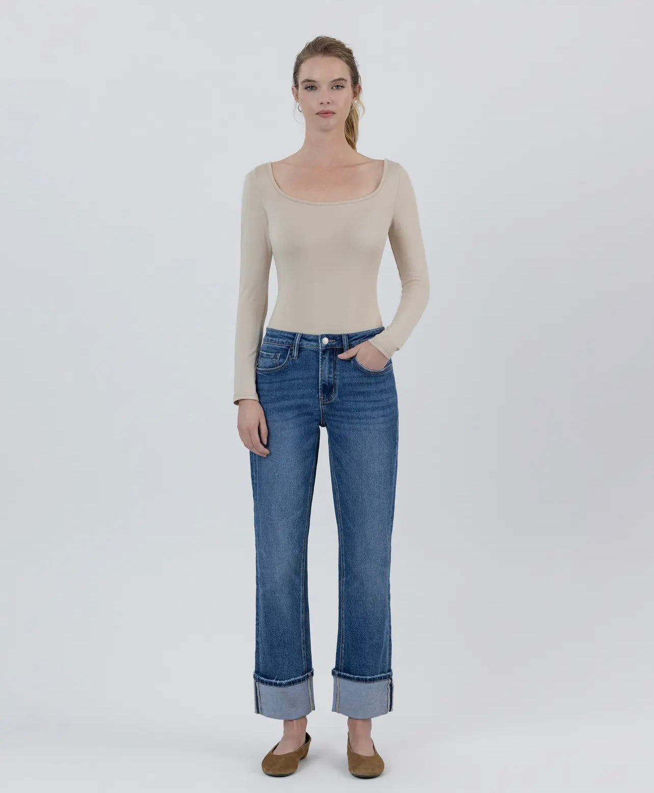 Camille Lovervet Cuffed Jean