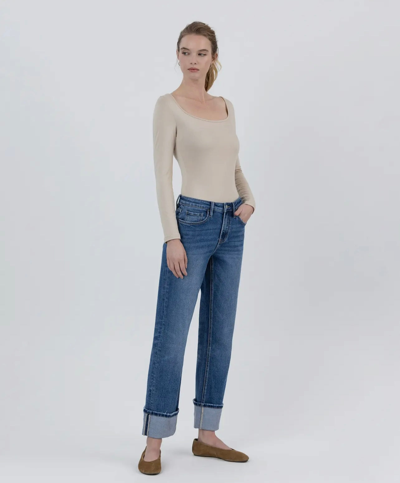 Camille Lovervet Cuffed Jean