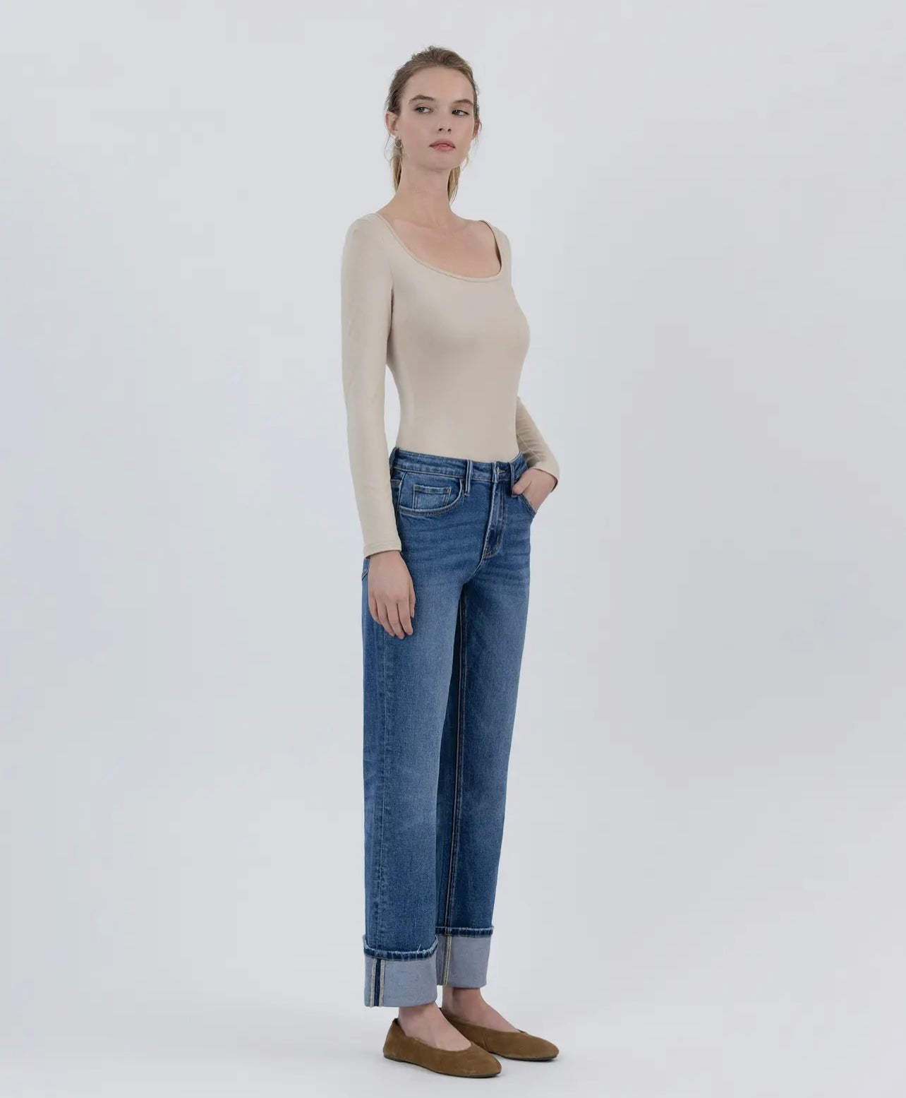 Camille Lovervet Cuffed Jean