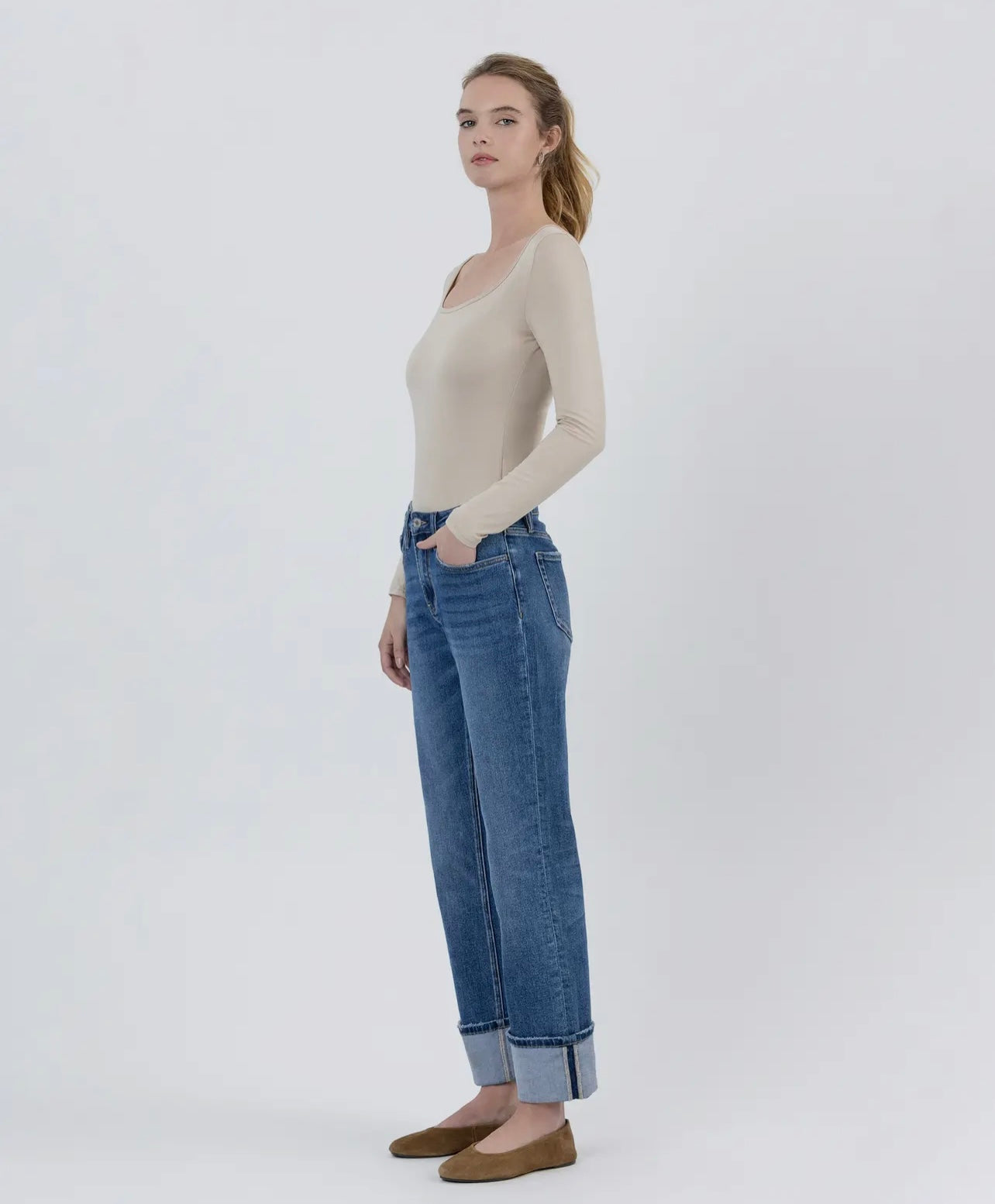 Camille Lovervet Cuffed Jean