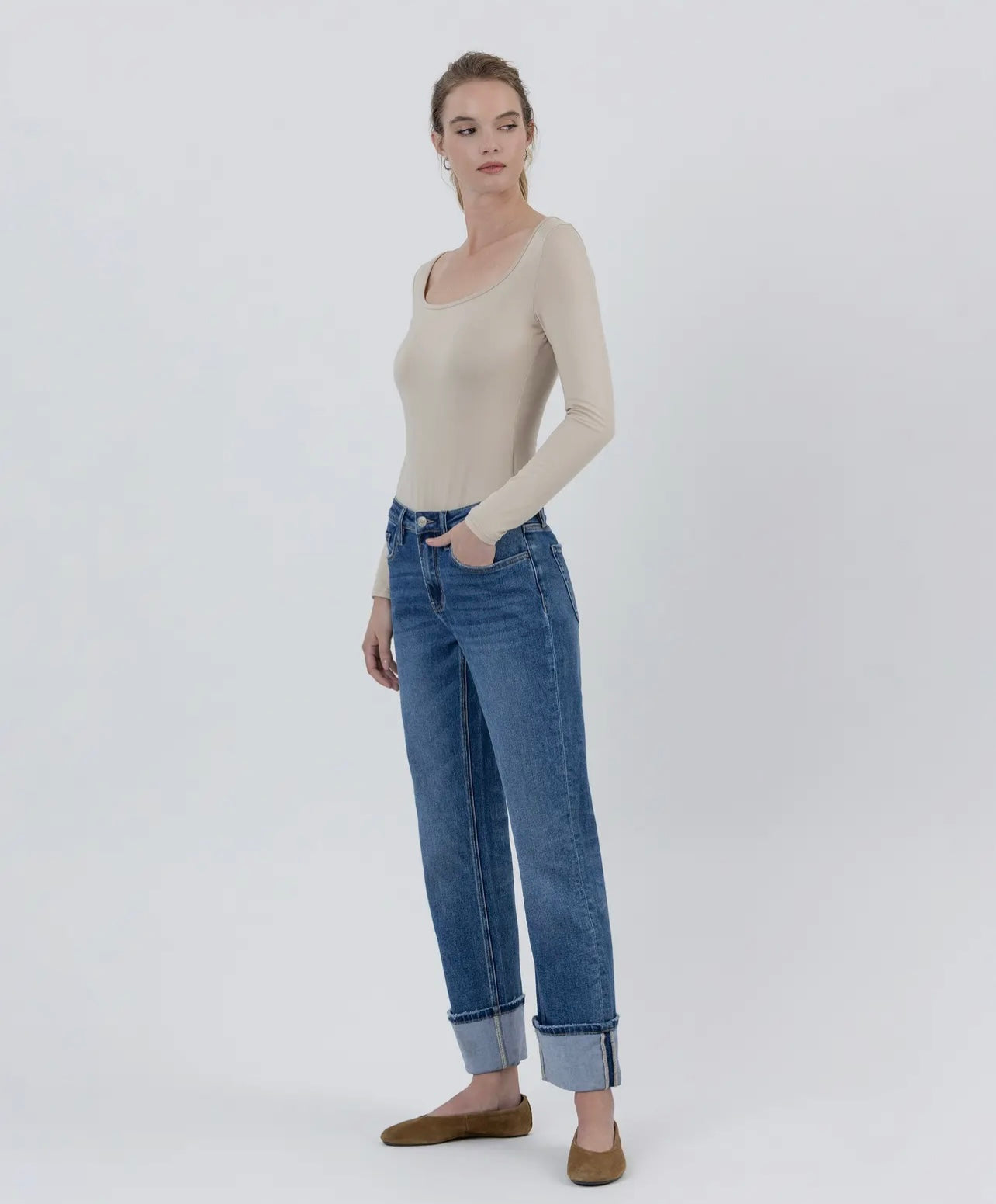 Camille Lovervet Cuffed Jean