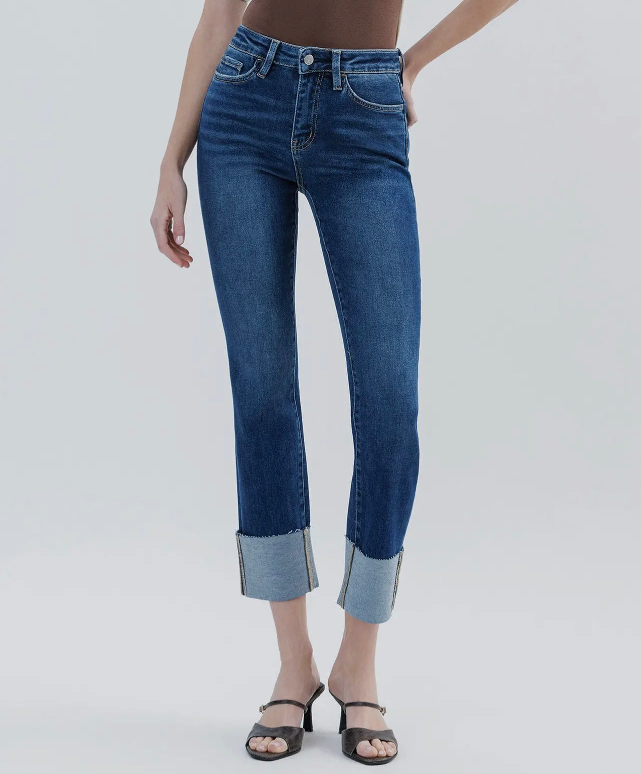 Vervet Cuffed Straight Jean