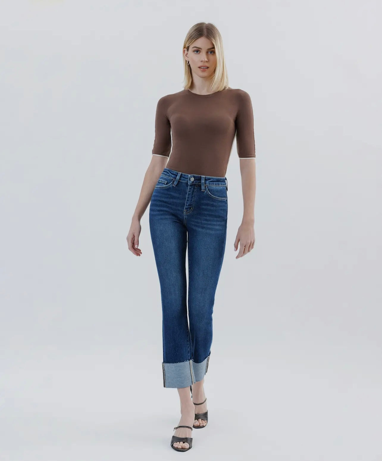 Vervet Cuffed Straight Jean
