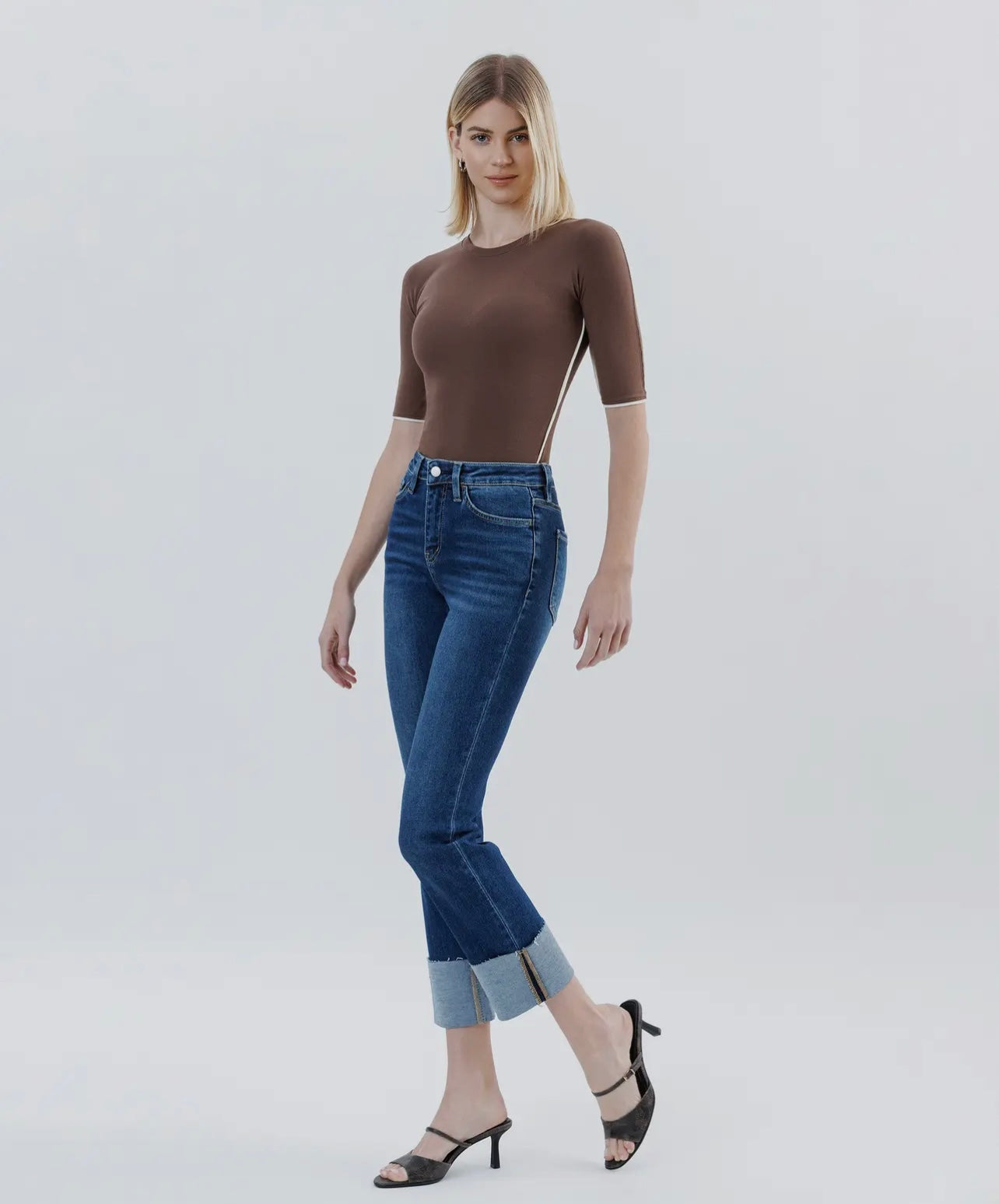Vervet Cuffed Straight Jean