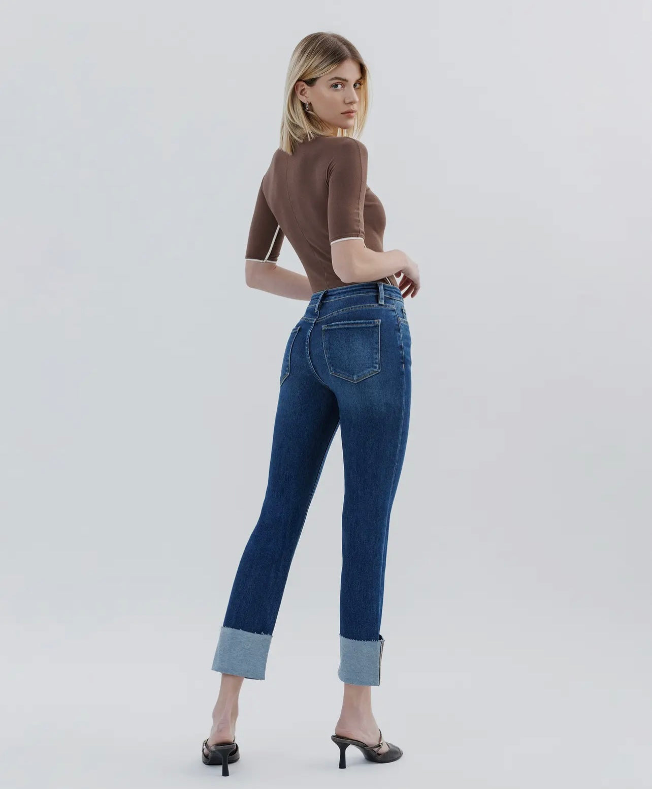 Vervet Cuffed Straight Jean