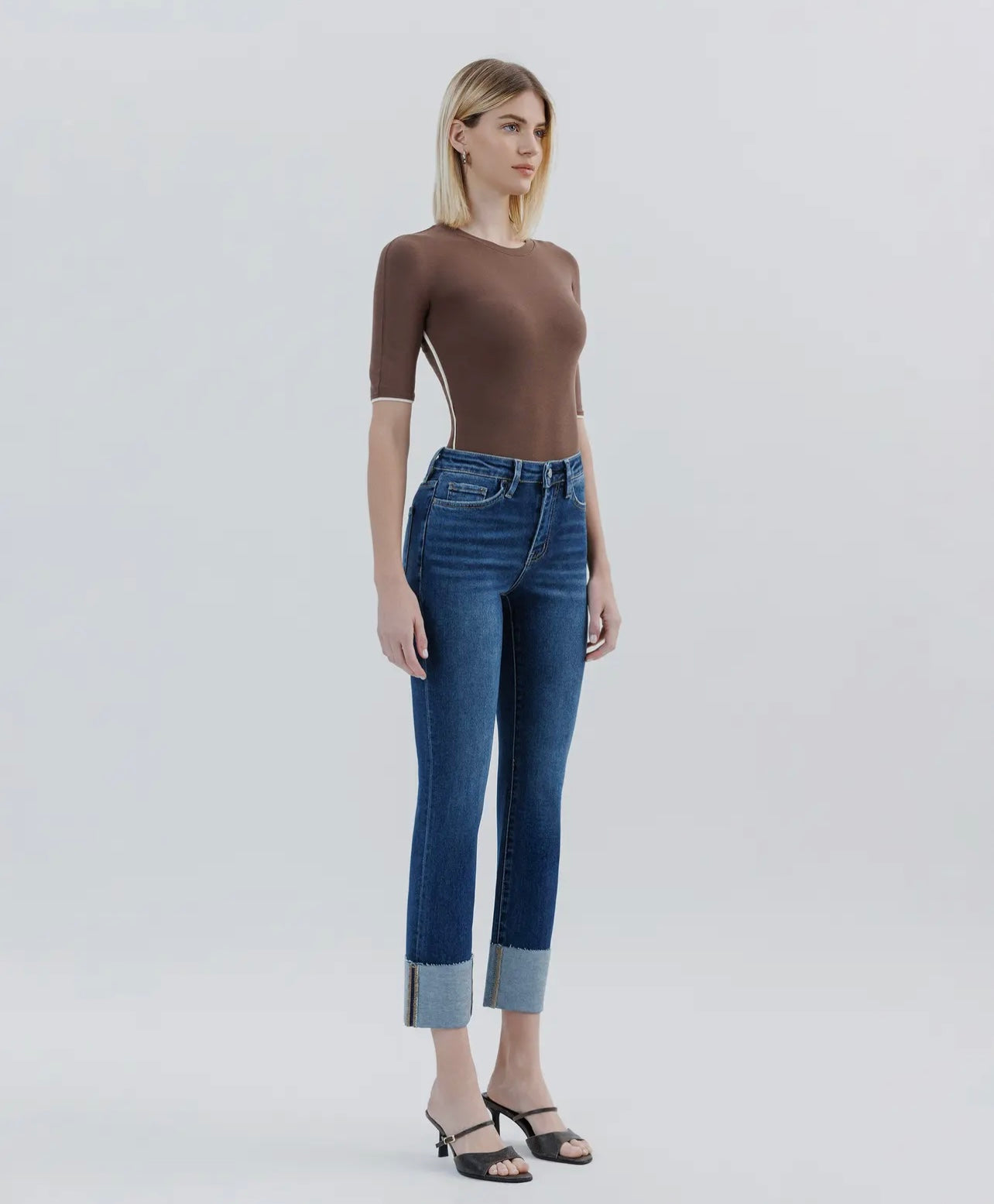 Vervet Cuffed Straight Jean