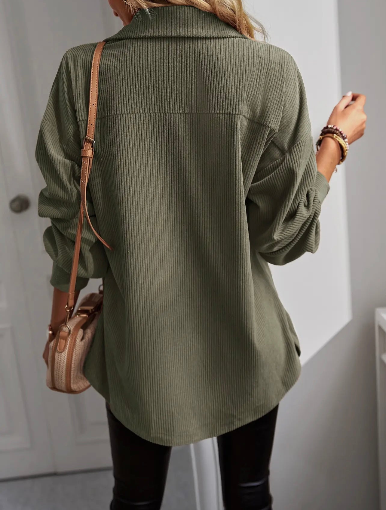 Olive Green Corduroy Jacket