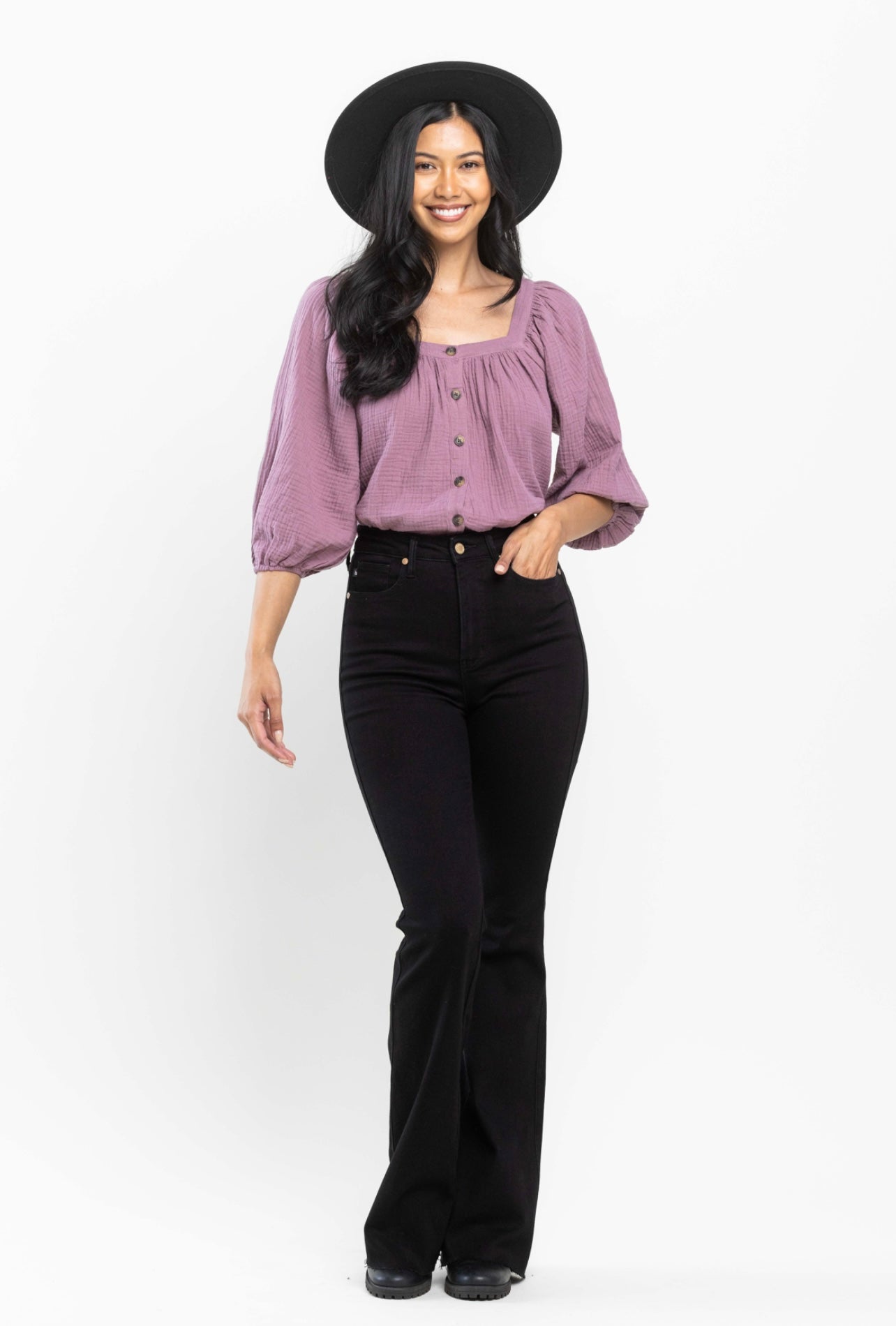 Judy Blue Tummy Control Denim Black