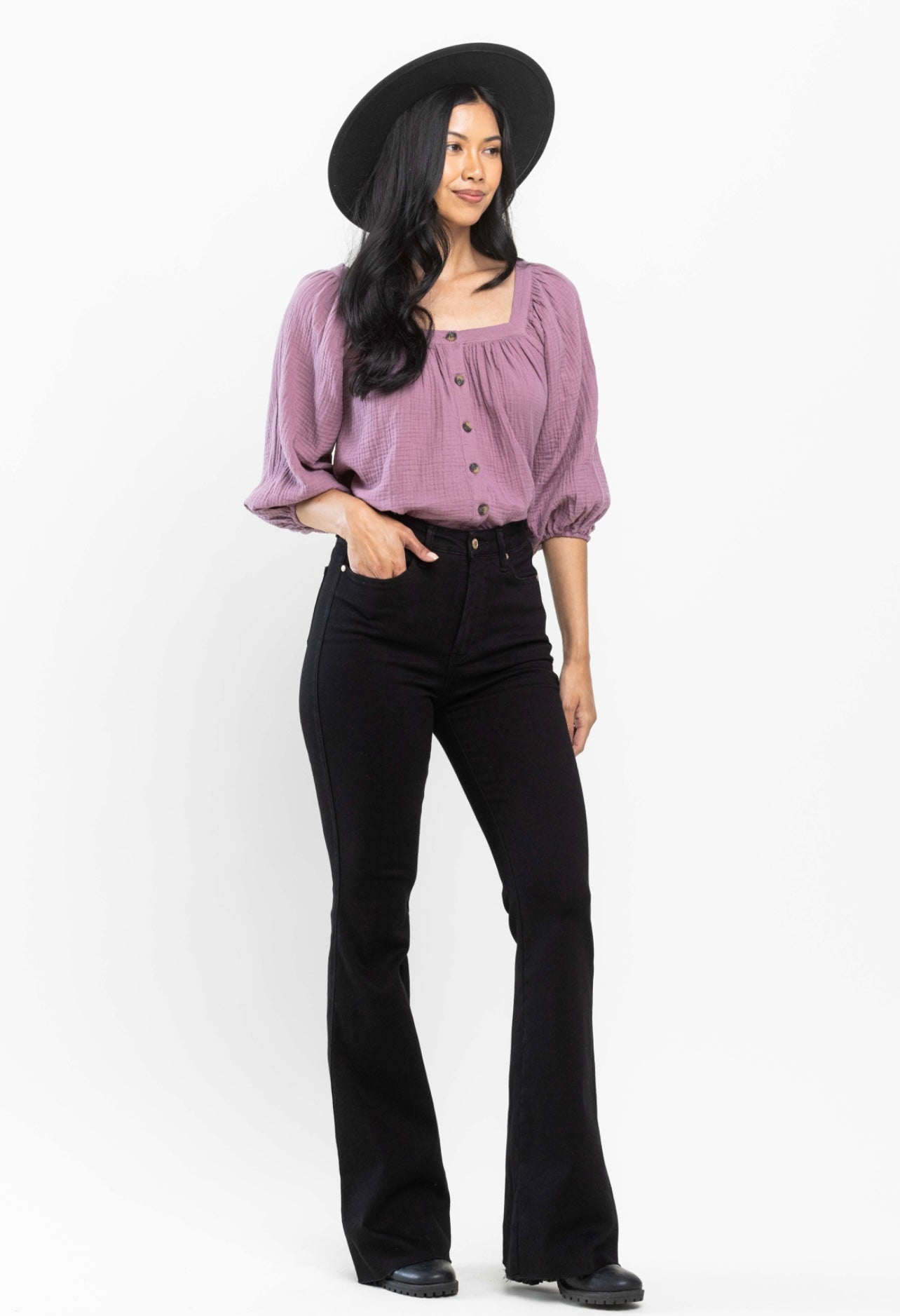 Judy Blue Tummy Control Denim Black