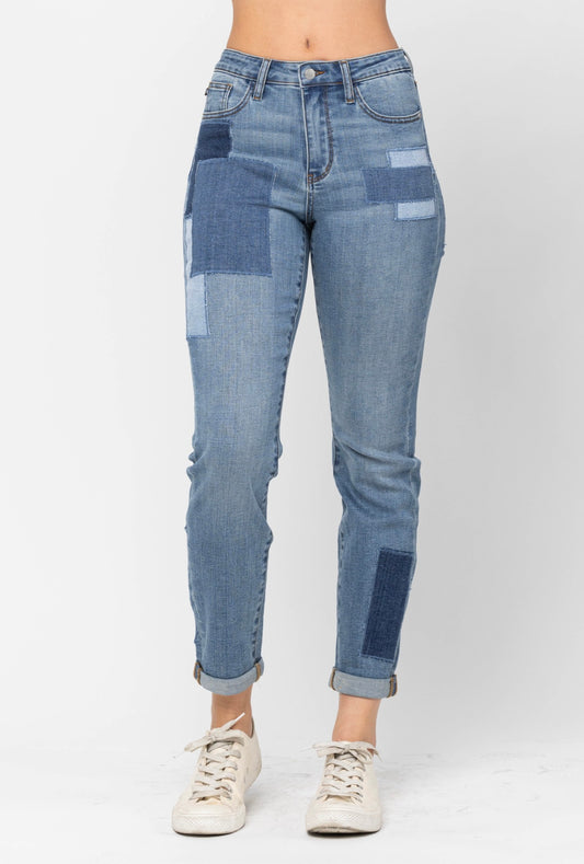 Judy Blue Patched Denim