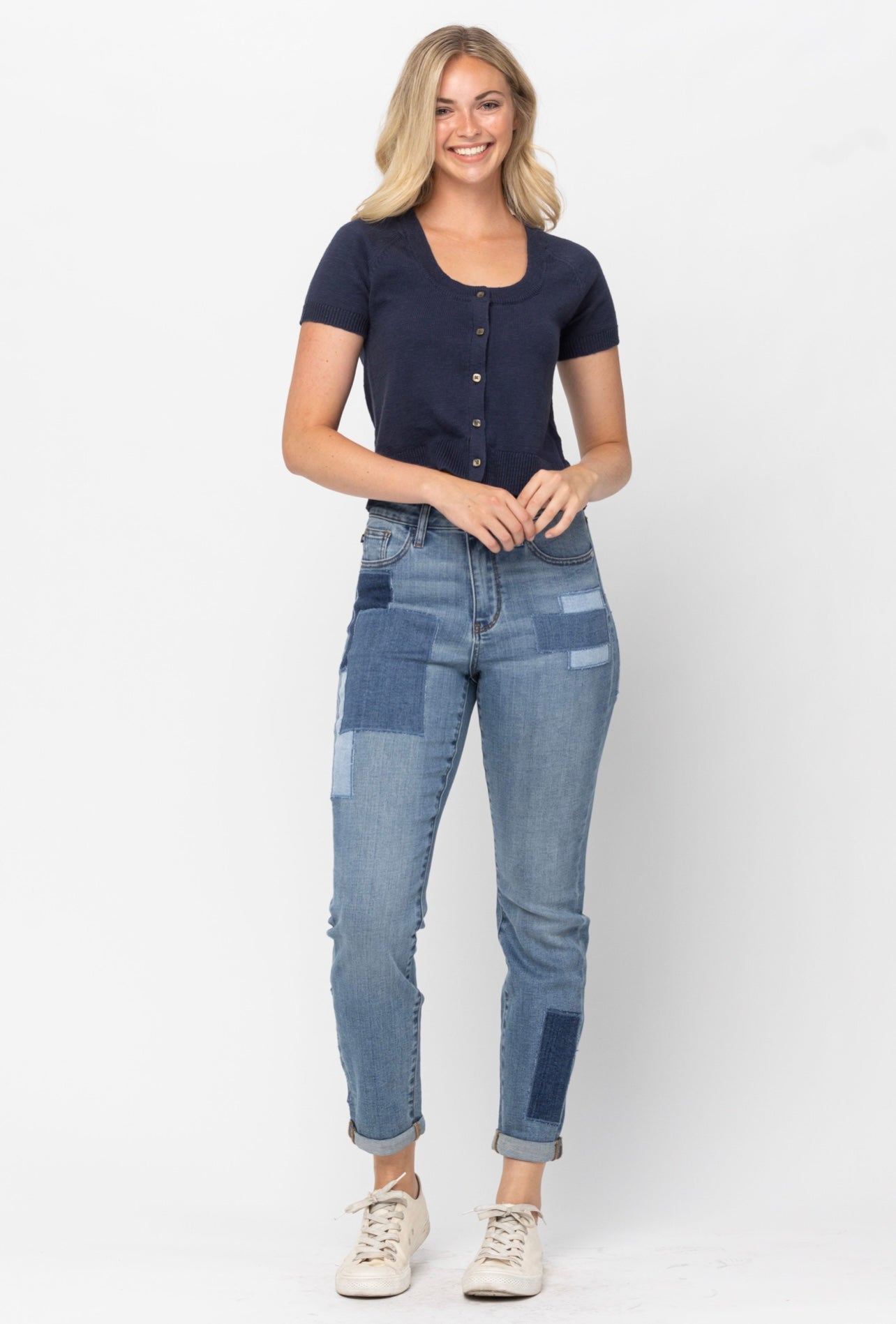 Judy Blue Patched Denim
