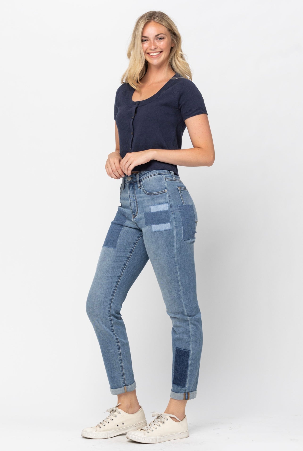 Judy Blue Patched Denim