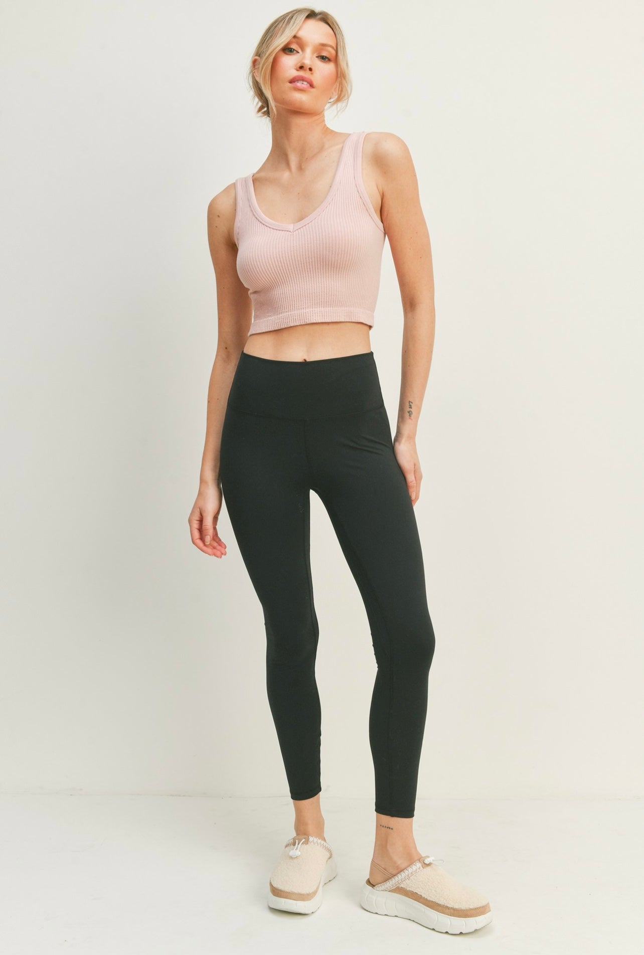 Pink Cropped Tanktop
