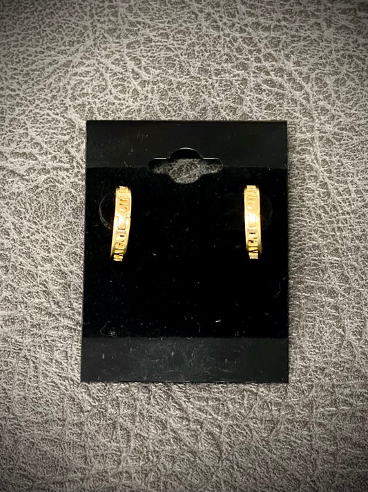 Mini Gold Hoop Earrings