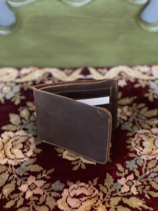 Men's Wallet in Dark Brown