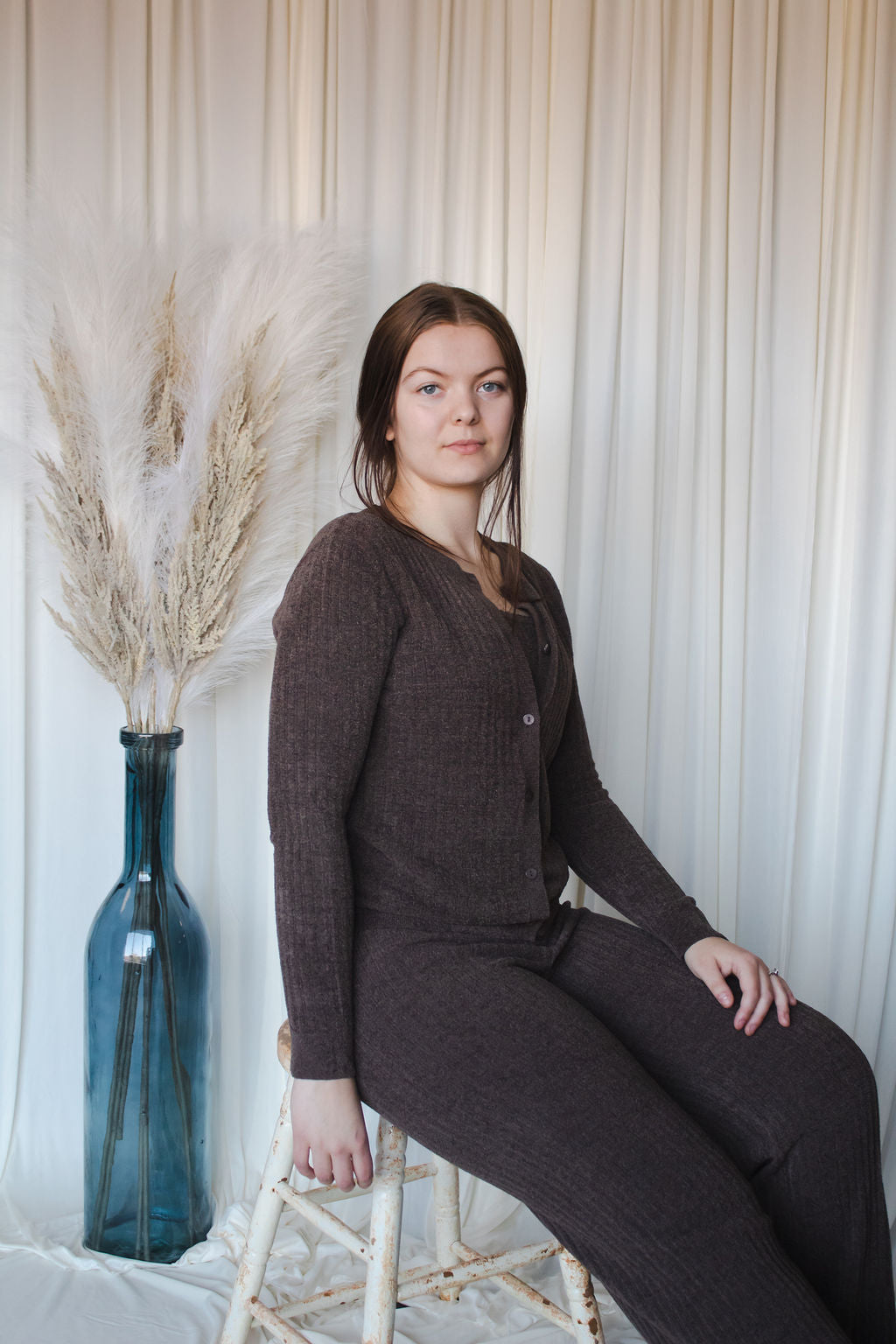 Barefoot Dreams Java Button Cardigan