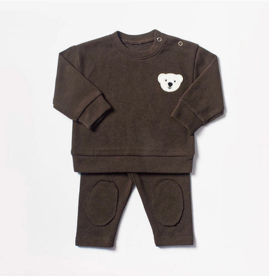Bear Embroidered Set