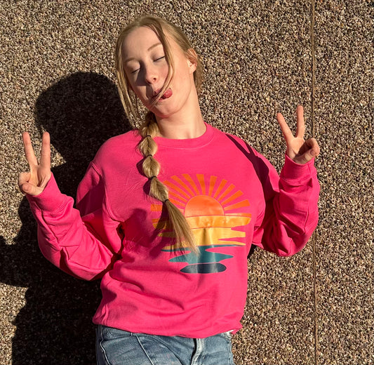 Pink Sunset Sweatshirt