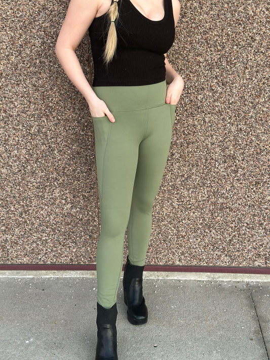 Olive Leggings