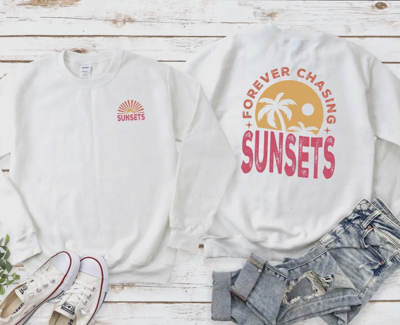 Forever Chasing Sunsets Sweatshirt