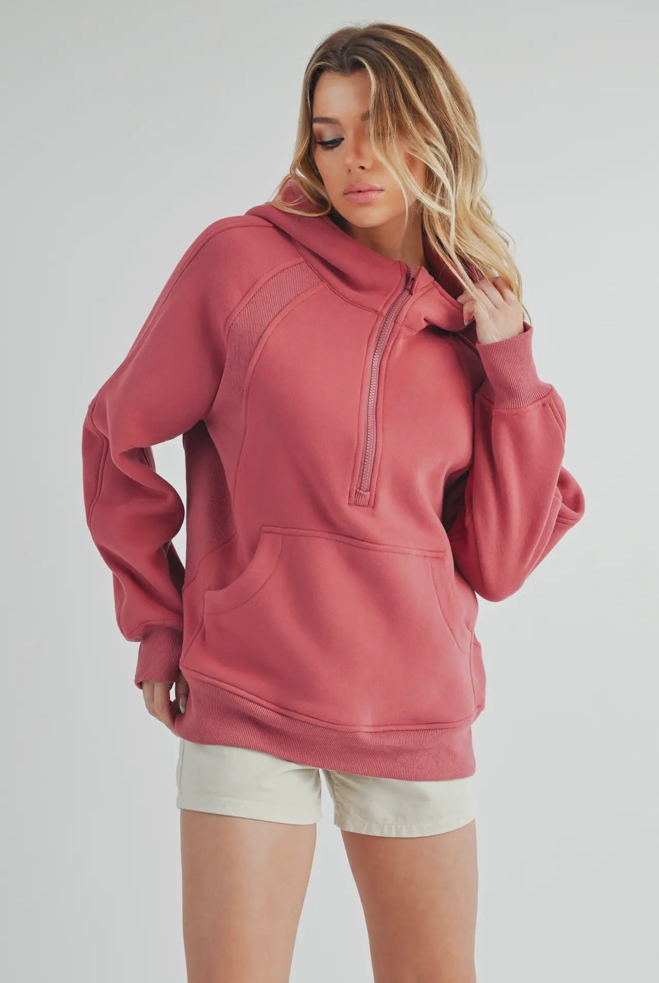 Drea Half-Zip Pullover Hoodie