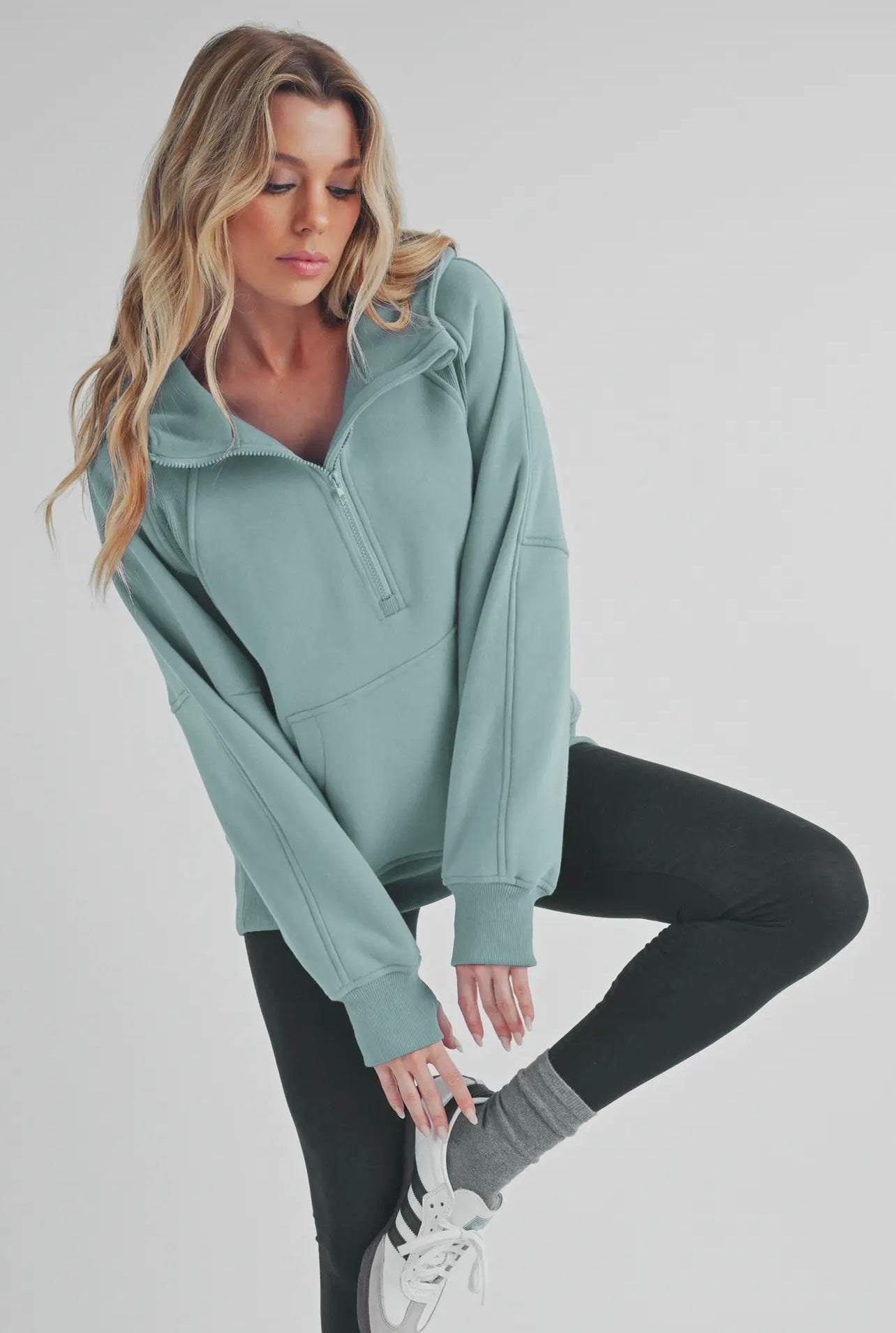 Drea Half-Zip Pullover Hoodie