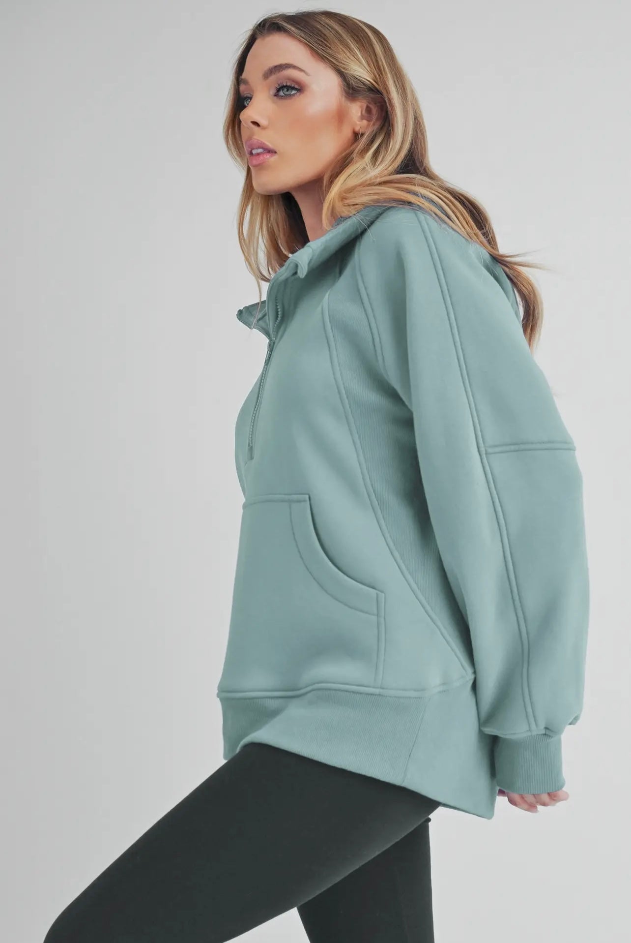 Drea Half-Zip Pullover Hoodie