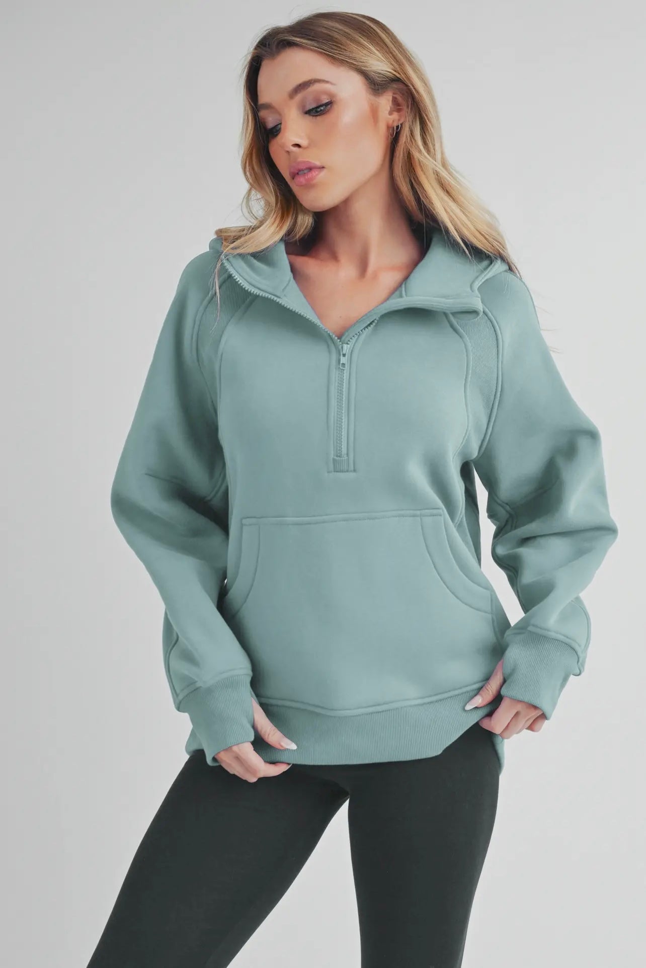 Drea Half-Zip Pullover Hoodie