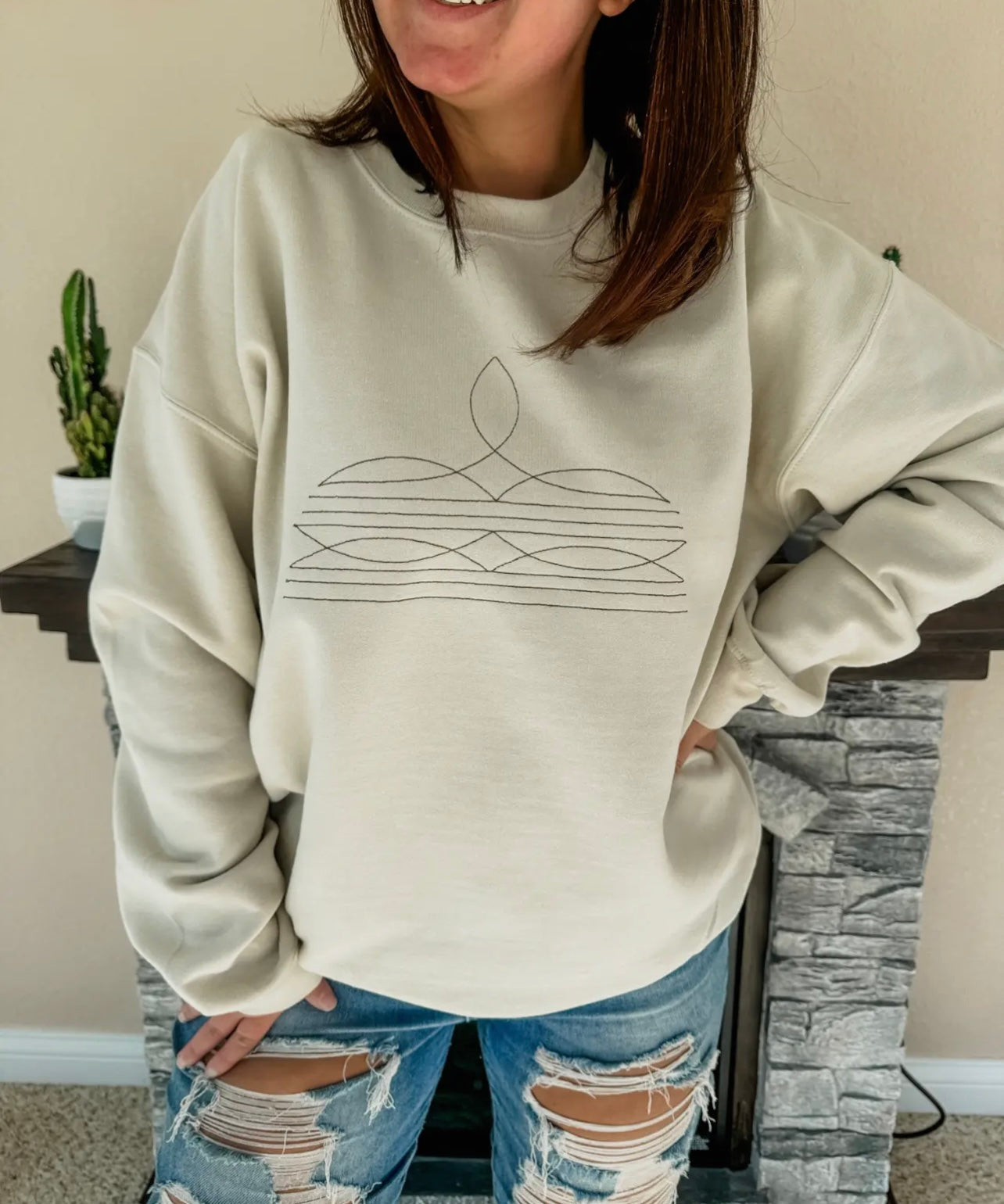 Boot Stitch Sweatshirt