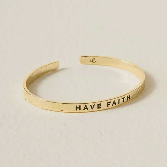 Have Faith Cuff