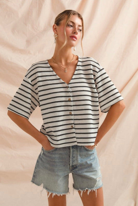 Carly Striped Top