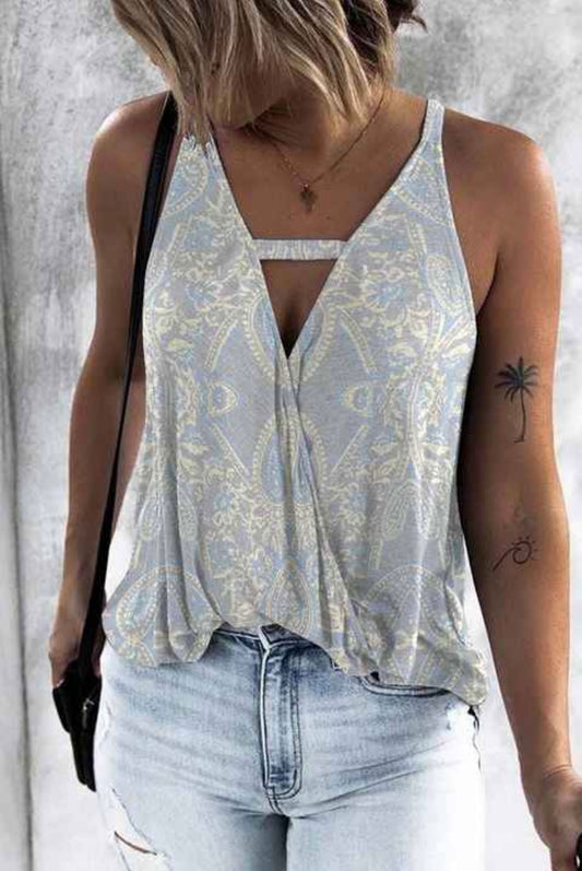 Periwinkle Pattern Tank