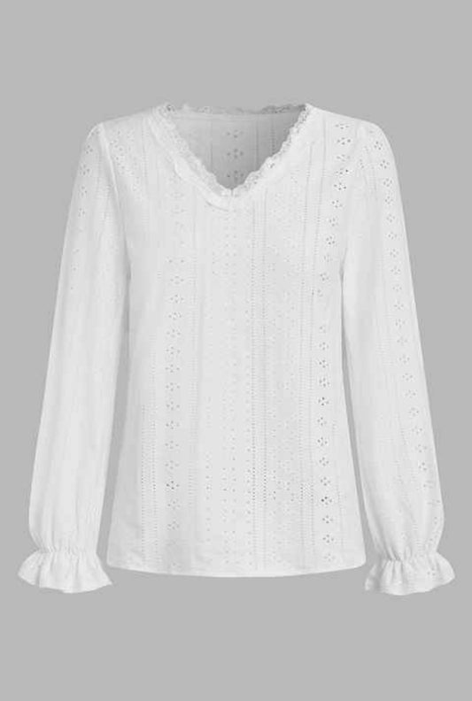 White Lace Blouse