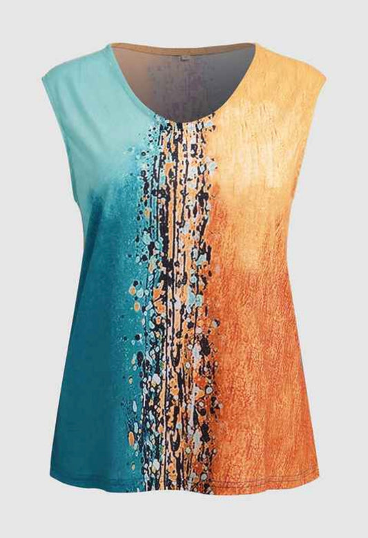 Blue and Orange Tank