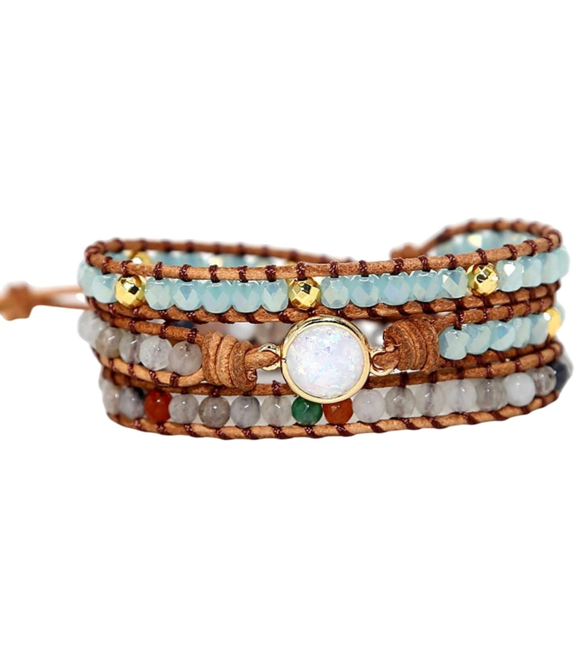 Blue Wrap Bracelet