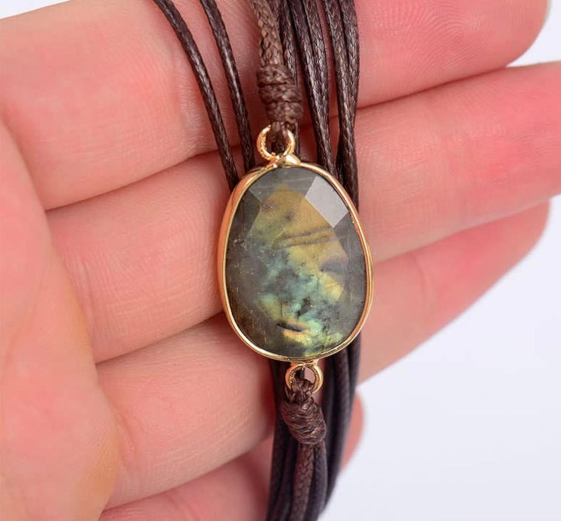 Jasper Wrap Bracelet