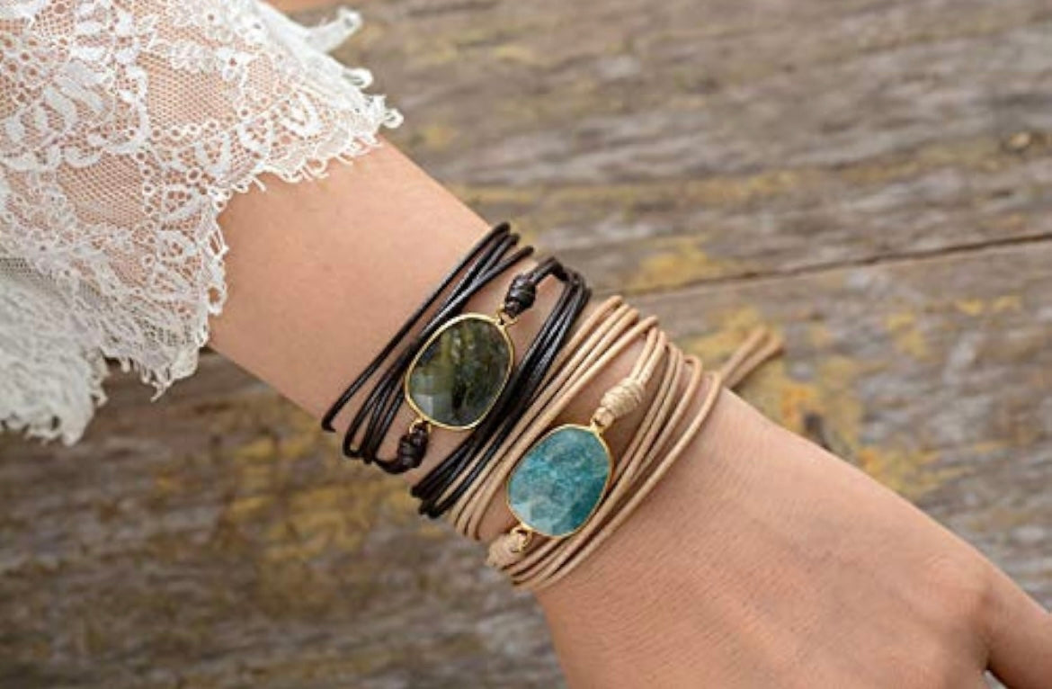 Jasper Wrap Bracelet