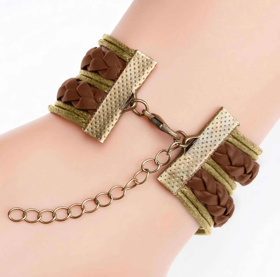 Sunflower Leather Bracelet