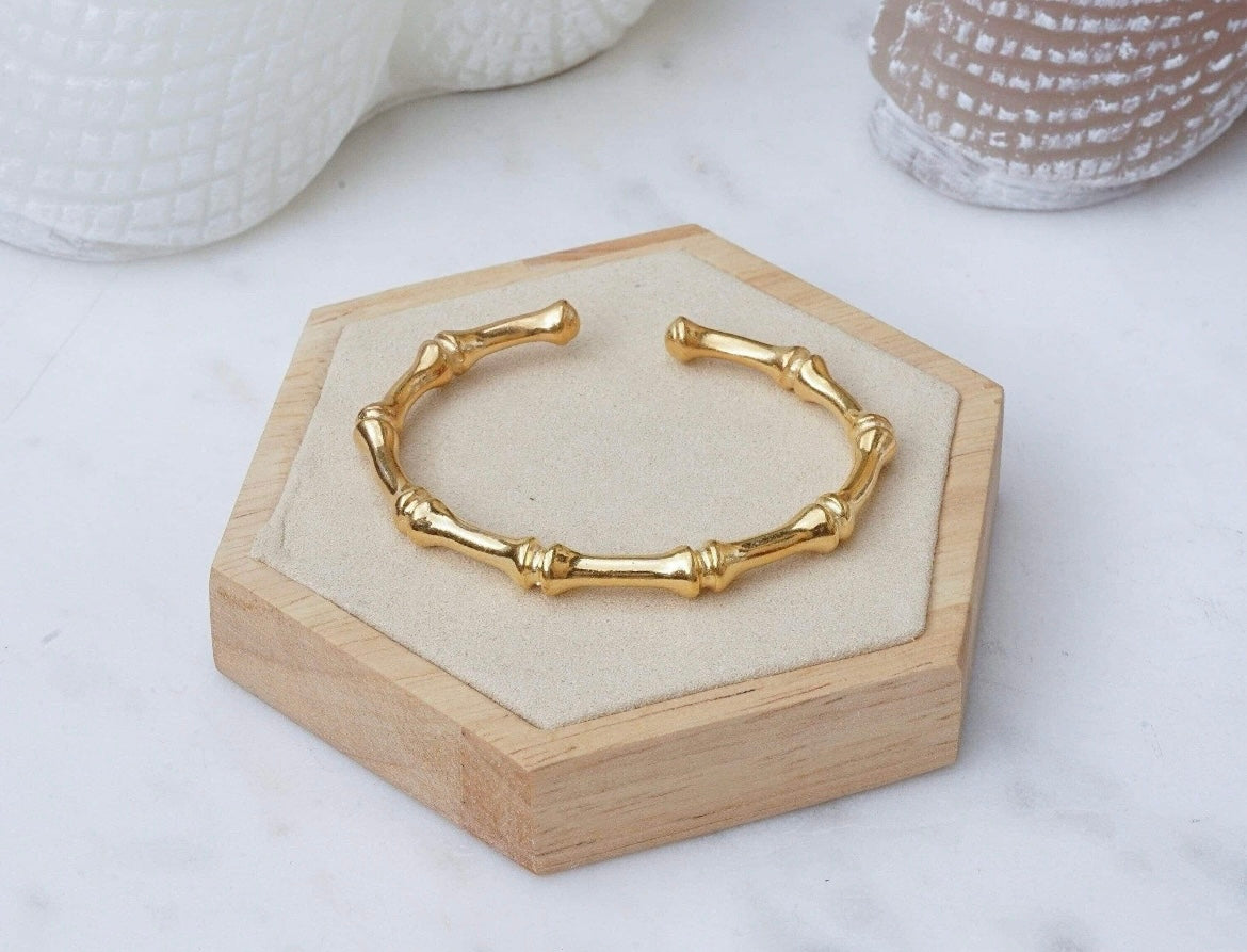 Gold Bamboo Bangle