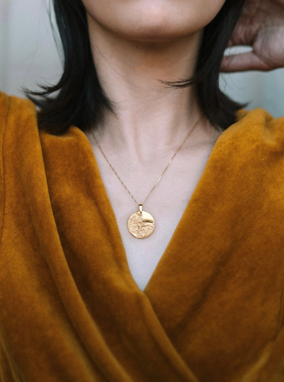 Gold Medallion Necklace