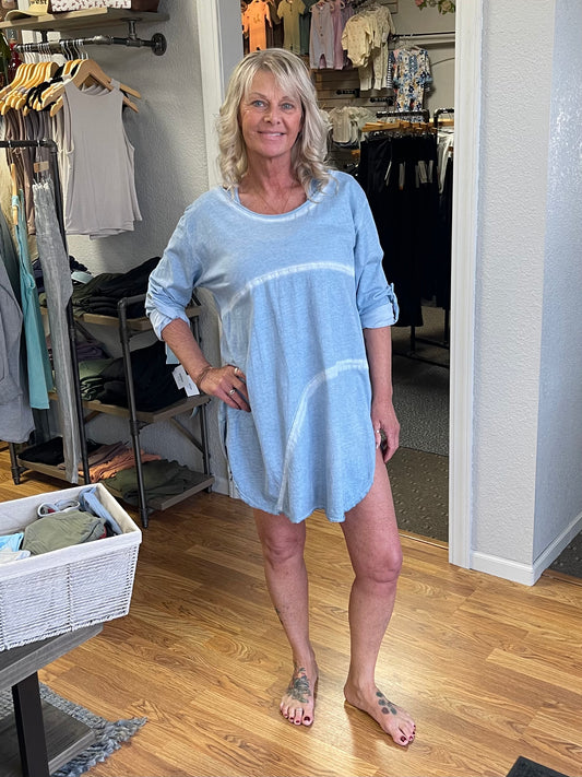 Blue Two Piece Tunic